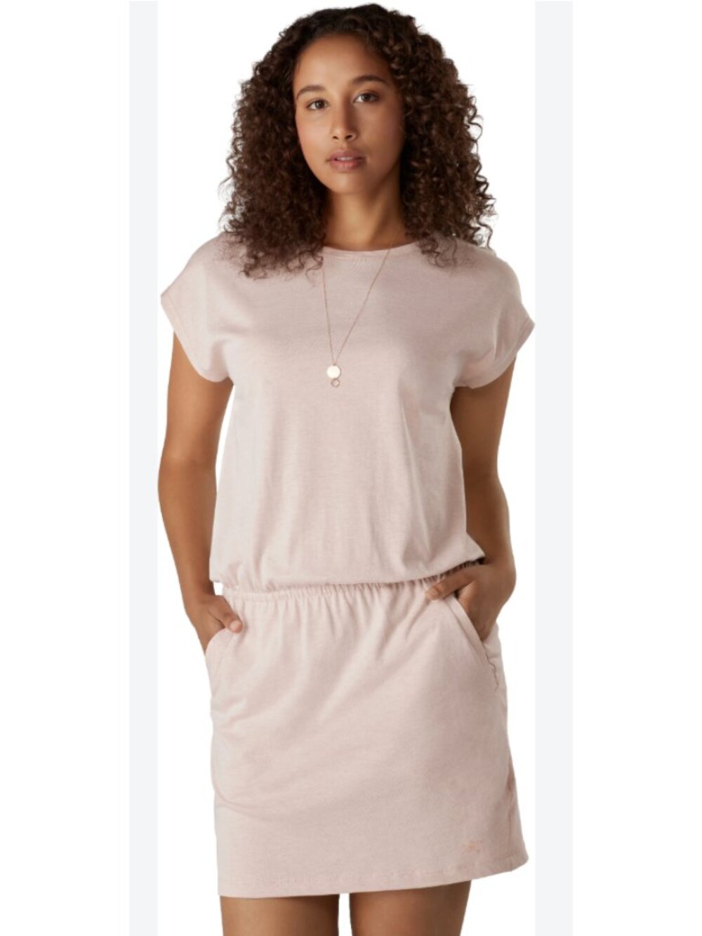 ARC'TERYX Ardena Short Sleeve Dress Elemental Pink Medium Outdoor Gorpcore